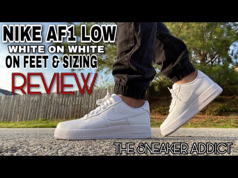 Nike Air Force 1 Low White Review and On Feet 