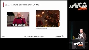 36C3 -  Build you own Quantum Computer @ Home - 99% of discount -  Hacker Style ! - deutsche Überset