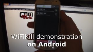 WiFiKill demonstration on Android