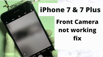 iPhone 7 Plus Front camera not working!iPhone 7 plus front camera blank fix.