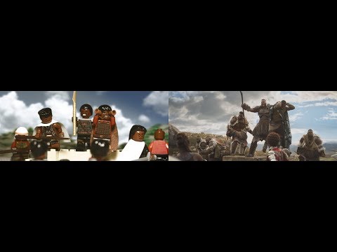 Black Panther Trailer IN LEGO (Side by Side)
