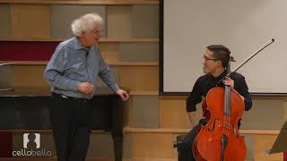 Laurence Lesser Master Class: Bach Suite No. 2, Prelude and Allemande