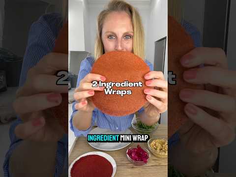 2 ingredient wrap recipe #rawvegan #health #mcas