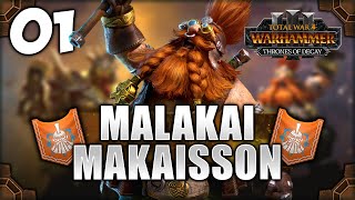 THE GRAND DWARF TOUR BEGINS! Total War: Warhammer 3  Malakai Makaisson [IE] Campaign #1