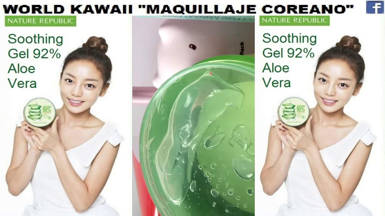 How to Use NATURE REPUBLIC Soothing & Moisture Aloe Vera 92 Soothing Gel / YouTube