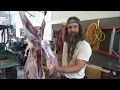 butchering a goat, Part 2