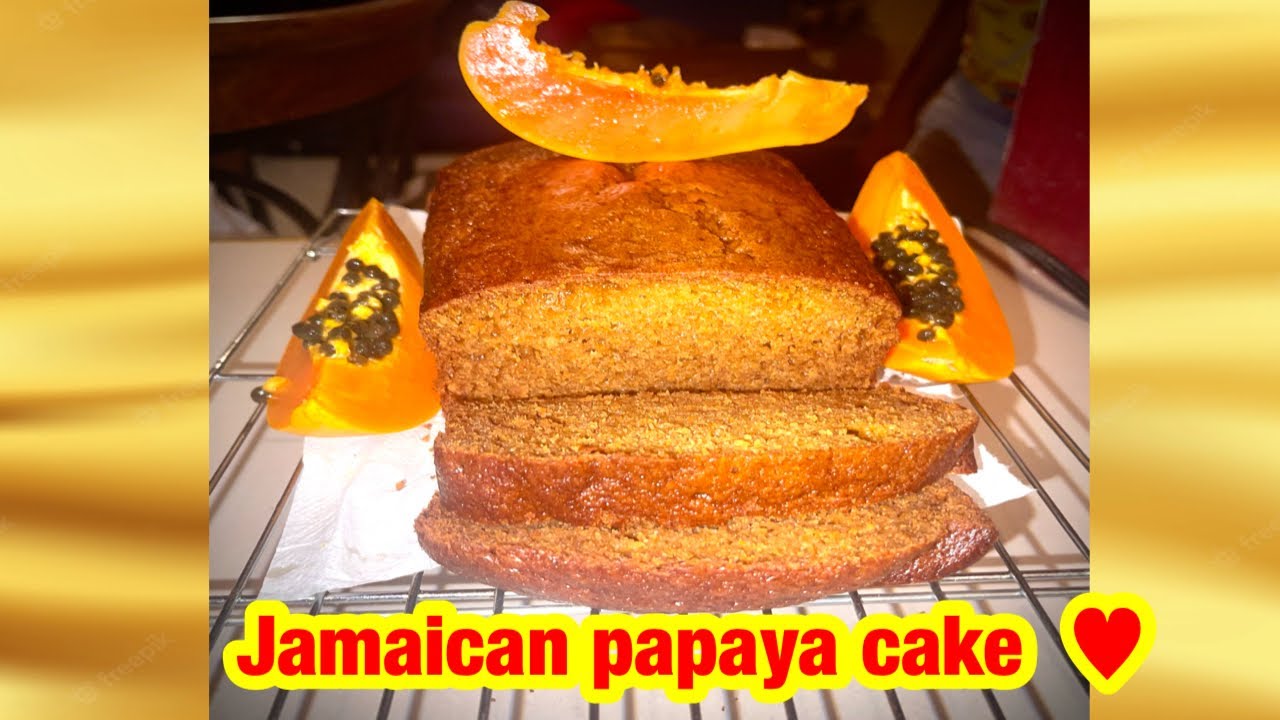 Jamaican papaya cake 