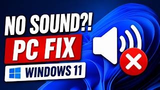 Sound Not Working On PC Windows 11 Fix