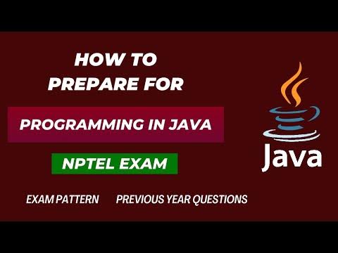 How to Prepare for Programming in Java NPTEL Exam ( Proctored Exam ...