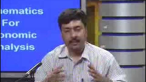 Mathematics for Economic Analysis