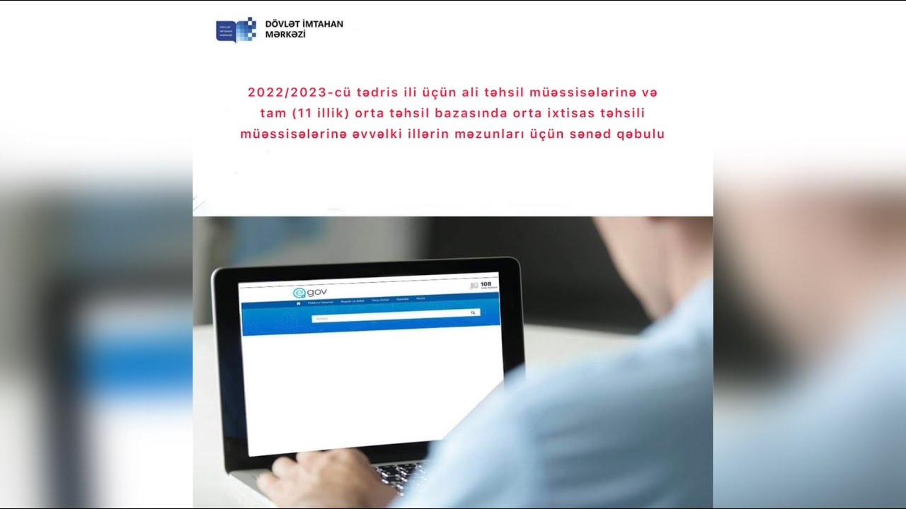 Əvvəlki illərin məzunları üçün sənəd qəbulu 2022