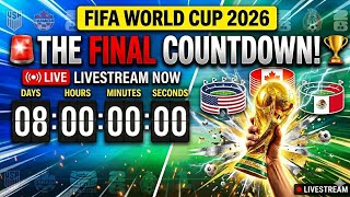 🚨 8 DAYS TO GO! | FIFA World Cup 2026 Live Countdown Clock 🏆 (Opening Match: Mexico vs South Africa) 8 Days Until June 2026