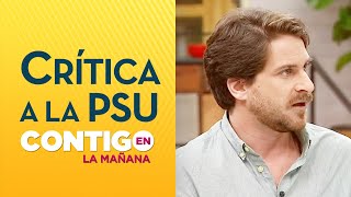 Intenso debate entre diputados Winter y  Coloma por PSU - Contigo en la Mañana