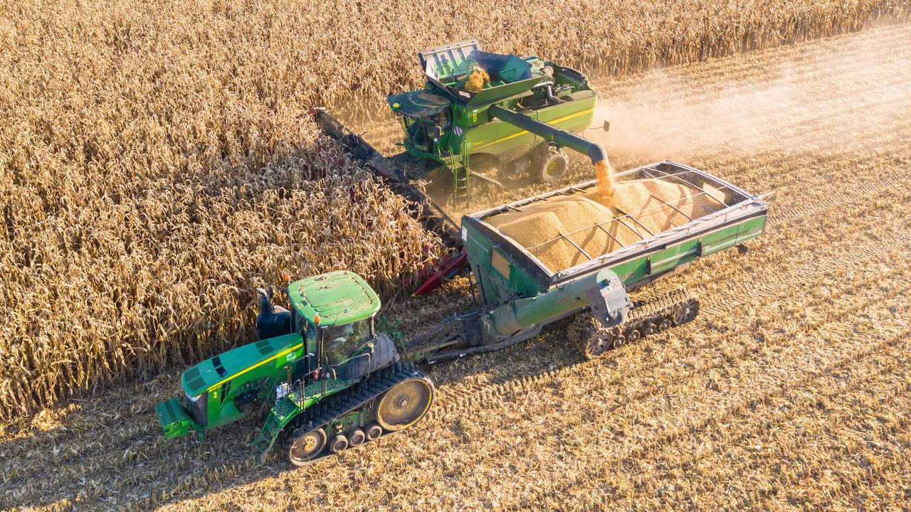 Agroservis Višňové- Corn Harvest- 2x Haul Master 1300,1600, John Deere S680 & S690i, 8370RT, 8530