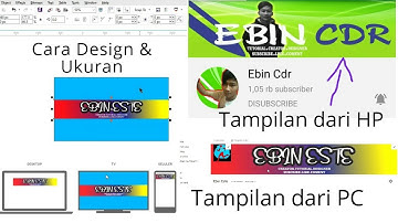 Cara Membuat dan Pasang Header Channel YouTube atau Banner di Corel Draw
