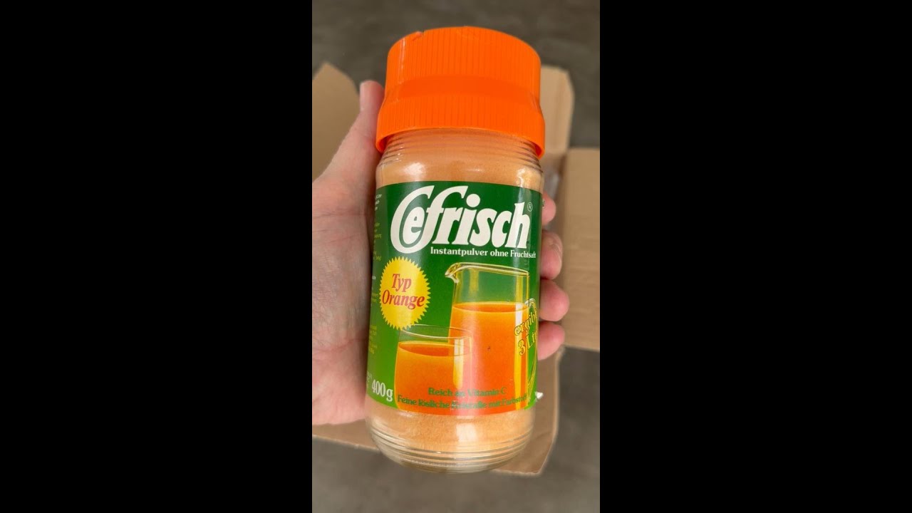 80er Jahre Cefrisch - Originalverpackt - 40 Jahre alt! - YouTube