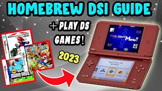 How to Homebrew DSi   Play Downloaded DS Games! (2023 Guide)