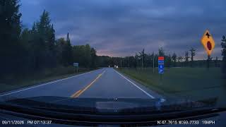 Drive: Grand Rapids, MN to International Falls, MN - MN40 N, CR14 W, MN8 N - Deer, Bears and more