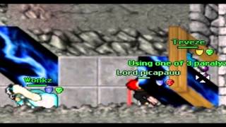 TIBIA RED SKULL DEAD IN VENORE OMG NOOB!