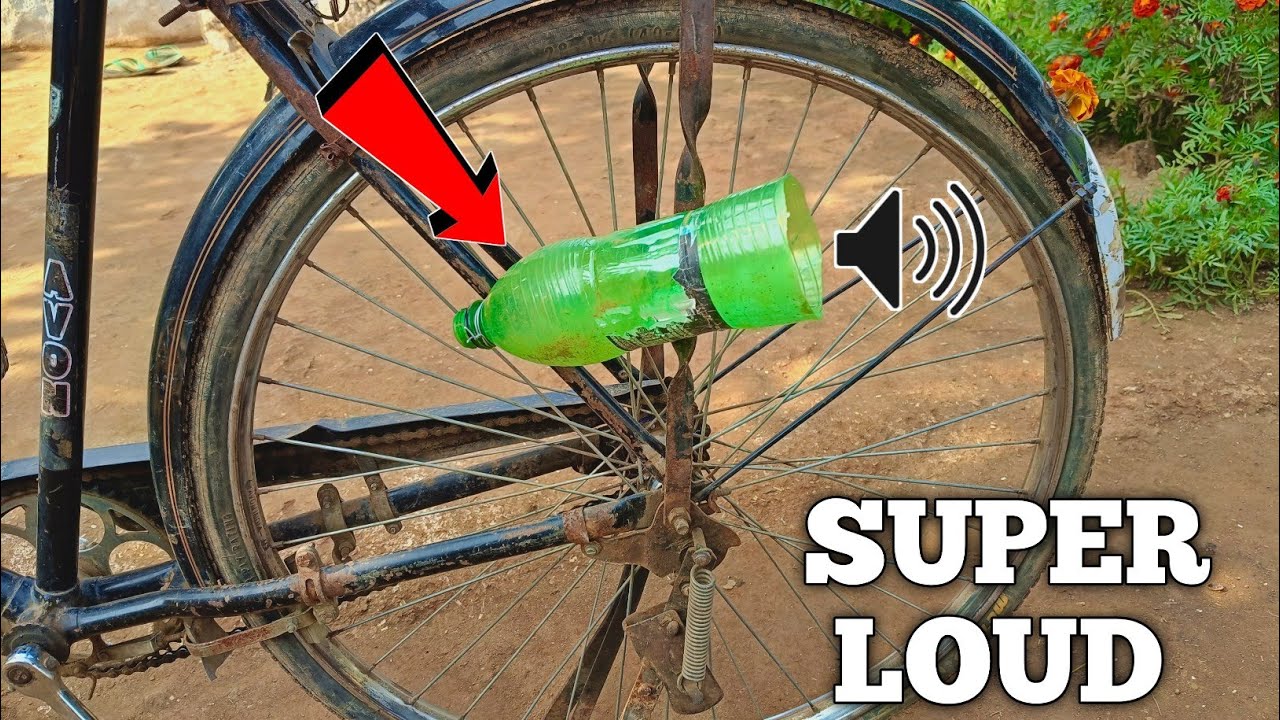 how to make bicycle exhaust silencer in bottle at home ll क्या ये काम करेगा ?