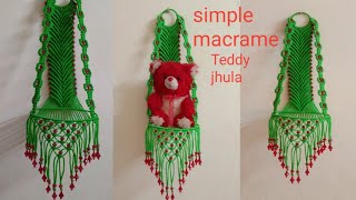 Macrame Jhula Simple Design