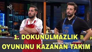 Masterchef all star 1. dokunulmazlık Oyununu kim kazandı ?