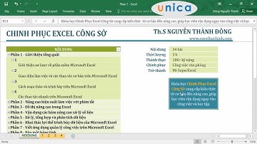 Review khóa học Chinh Phục Excel Công Sở | Unica | NVVP