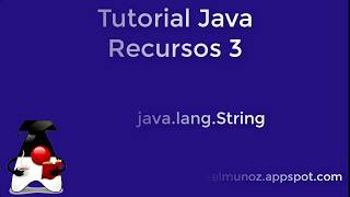 603 - Tutorial Java - java.lang.String