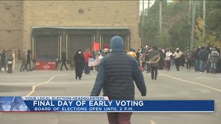 Large crowds, excitement mark end of early voting