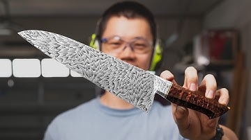 Making a $7000 Damascus Chef