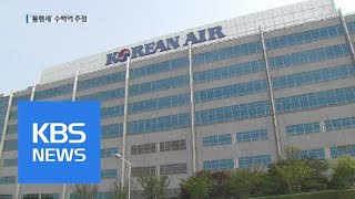 “한진家, 기내면세점 30년 가까이 통행세…수백억 수익 추정” / KBS뉴스(News)