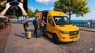 Realistic Minibus City Route - Full Passenger Drive | Logitech G920 !GAMEPLAY!
