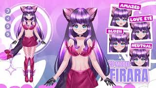 Mistie Pixie Live2D Vtuber Model with Vbridger tracking