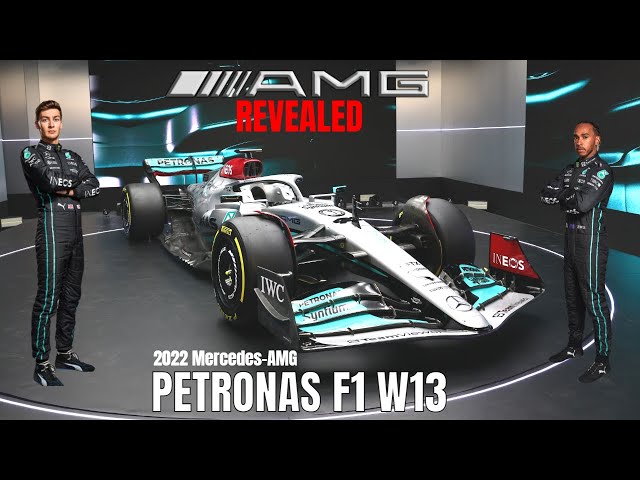 Mercedes-Benz AMG reveals W13 race car for 2022 F1 season