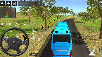 Village Coach Bus Driving Simulator | Euro Bus Game | Android Gameplay