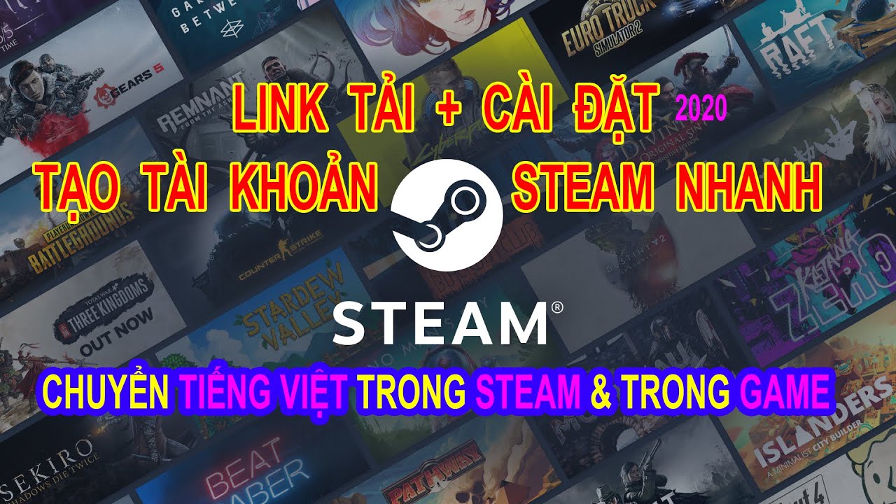 counter strike global offensive โหลดฟรี  New Update  Cách tạo tài khoản Steam và cài đặt Steam | Chuyển ngôn ngữ tiếng Việt trong Steam \u0026 Game Steam