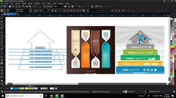 Most Creative Infographic Template Design for Beginners - Ahsan Sabri - Coreldraw Tutorial