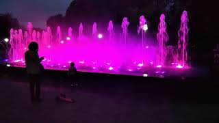 Светомузыкальный фонтан в городе Орле