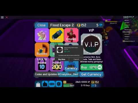 Roblox Flood Escape 2 Getting The Vip Gamepass 1200 Robux Youtube - buying vip new update roblox flood escape 2