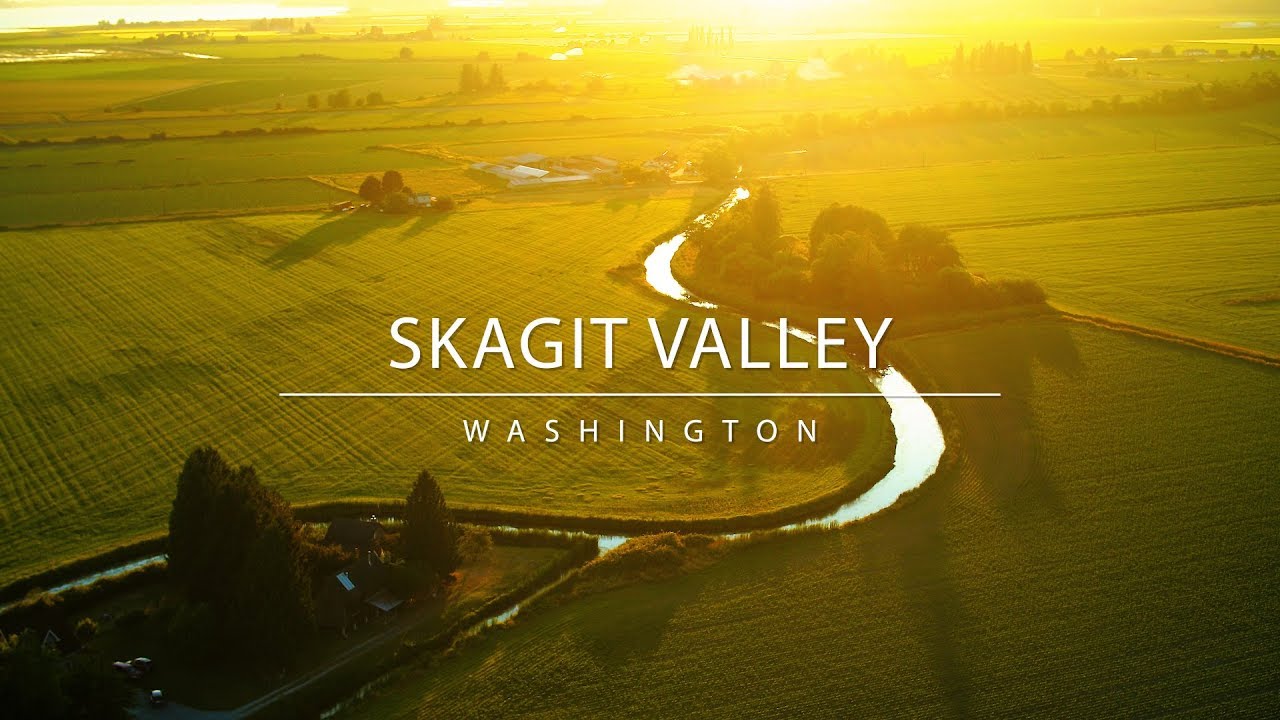 Views of Skagit Valley by drone YouTube