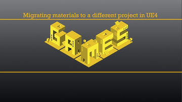 Migrating Materials to a different project in UE4