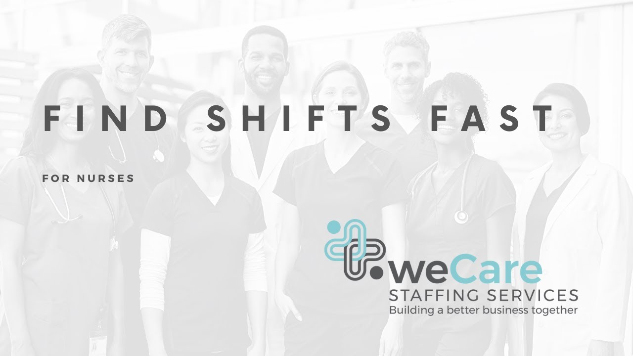 Find Nursing Shifts Fast | weCare Staffing | Tampa, Florida - YouTube