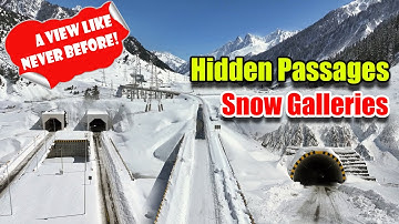 Hidden Passages, Snow Galleries & a View Like Never Before | Megha Engineering