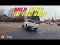 DRIVER FISHTAILS IN THE RAIN AND HITS CURB | USA &amp; Canada Compilation