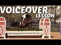 Riding lesson voice over  hunter and equitation training