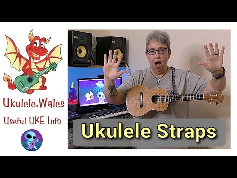 Ukulele Straps - With And Without Strap Buttons and Uke Hook Straps
