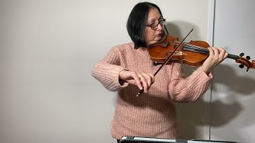 3.8 Arpeggio sequence commencing on C 3rd pos Detaché AMEB Grade 3 Technical work