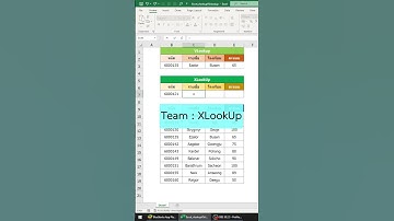 Excel เพื่อนๆ อยู่ทีมไหนระหว่าง VlookUp กับ XlookUp  #อาปูนสอนคอม #excel #exceltips