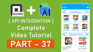 Create Activity For Category Games - JSON API Integration Retrofit2 Android - Krishna Apps