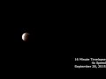 Super Blood Moon Lunar Eclipse Timelapse - September 28, 2015